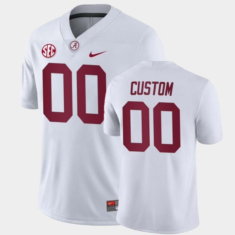 Alabama Crimson Tide Active Player Custom White Stitched Jersey